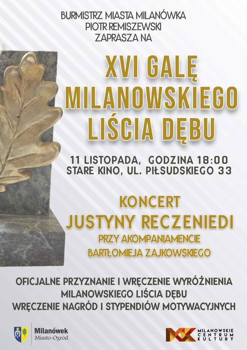 XVI Gala Milanowskiego Liścia Dębu