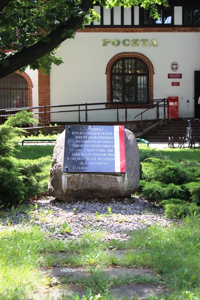 Tablica upamiętniająca rotmistrza Witolda Pileckiego