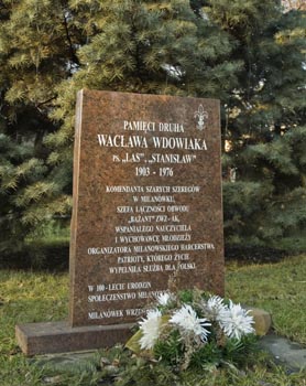 Tablica upamiętniająca działalność Wacława Wdowiaka, ul. Krakowska