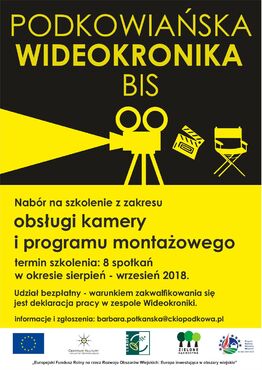 Podkowiańska Wideokronika Bis – zgłoś się! - grafika