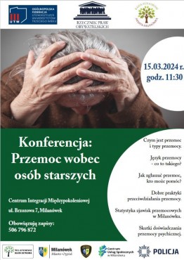 Konferencja: Przemoc wobec osób starszych - grafika
