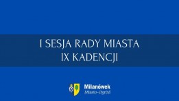 Transmisja - I sesja Rady Miasta Milanówka na kadencję 2024-2029 - grafika
