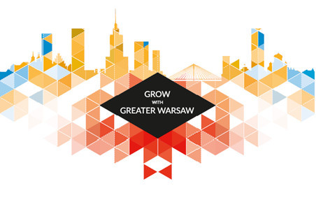 Logo Grow with Greater Warsaw