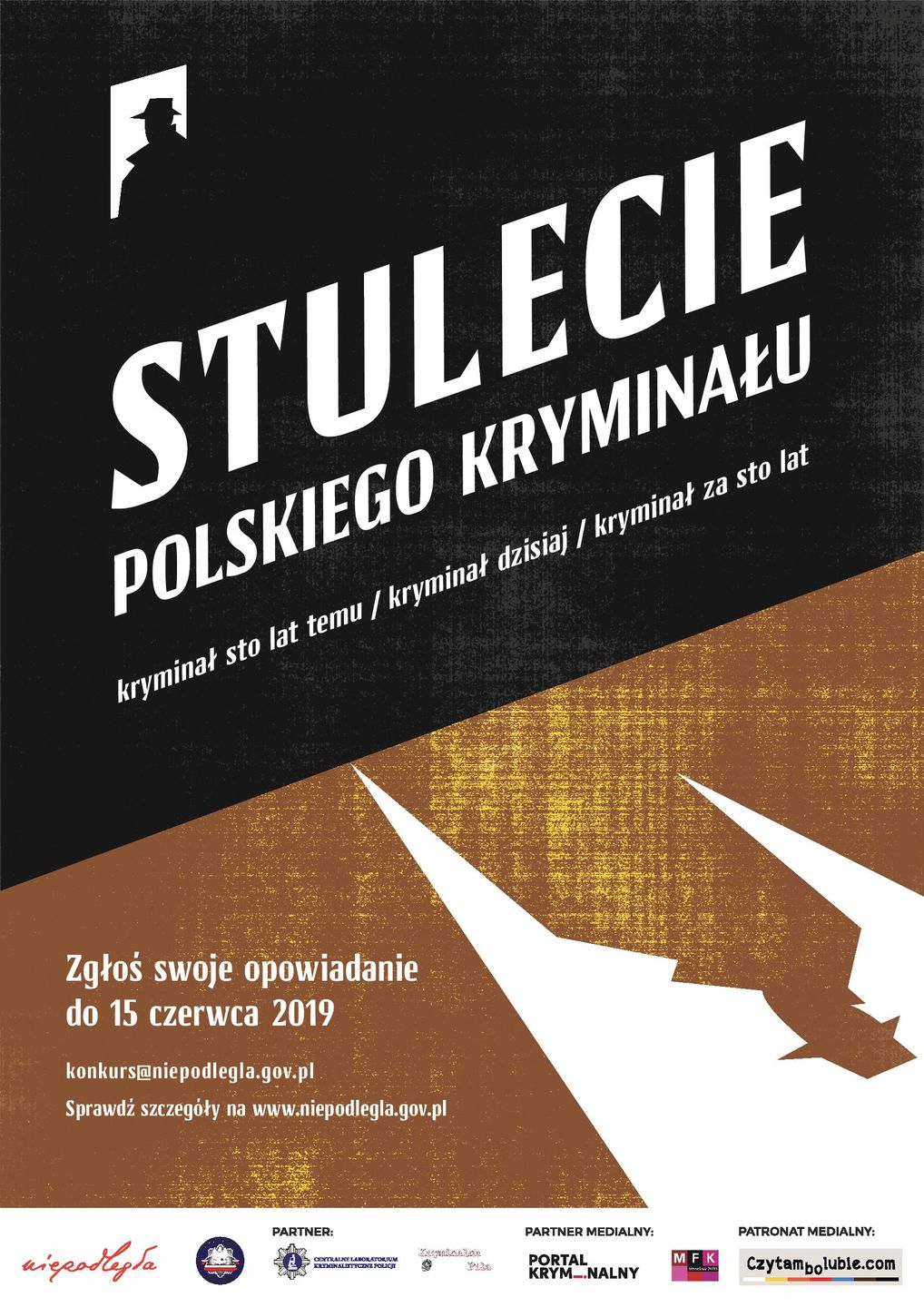 Plakat "Stulecie polskiego kryminału"