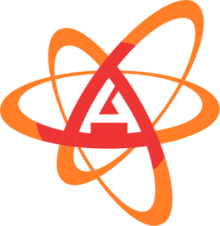Logo "Atomik" Laboratorium Badawcze