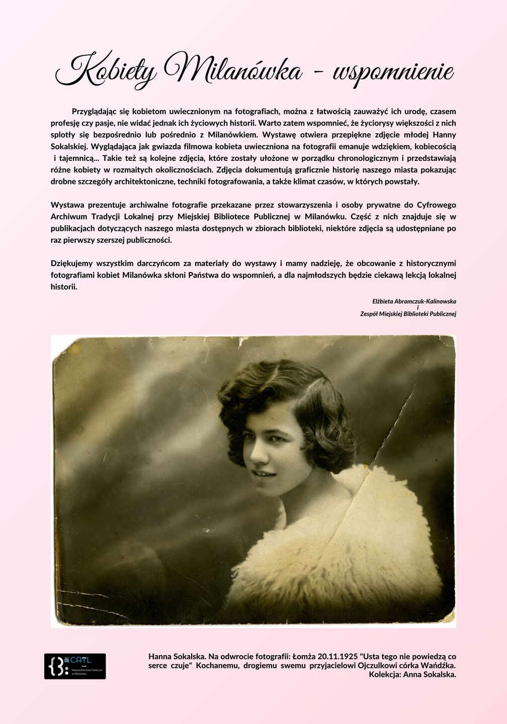 Kobiety Milanówka - plakat