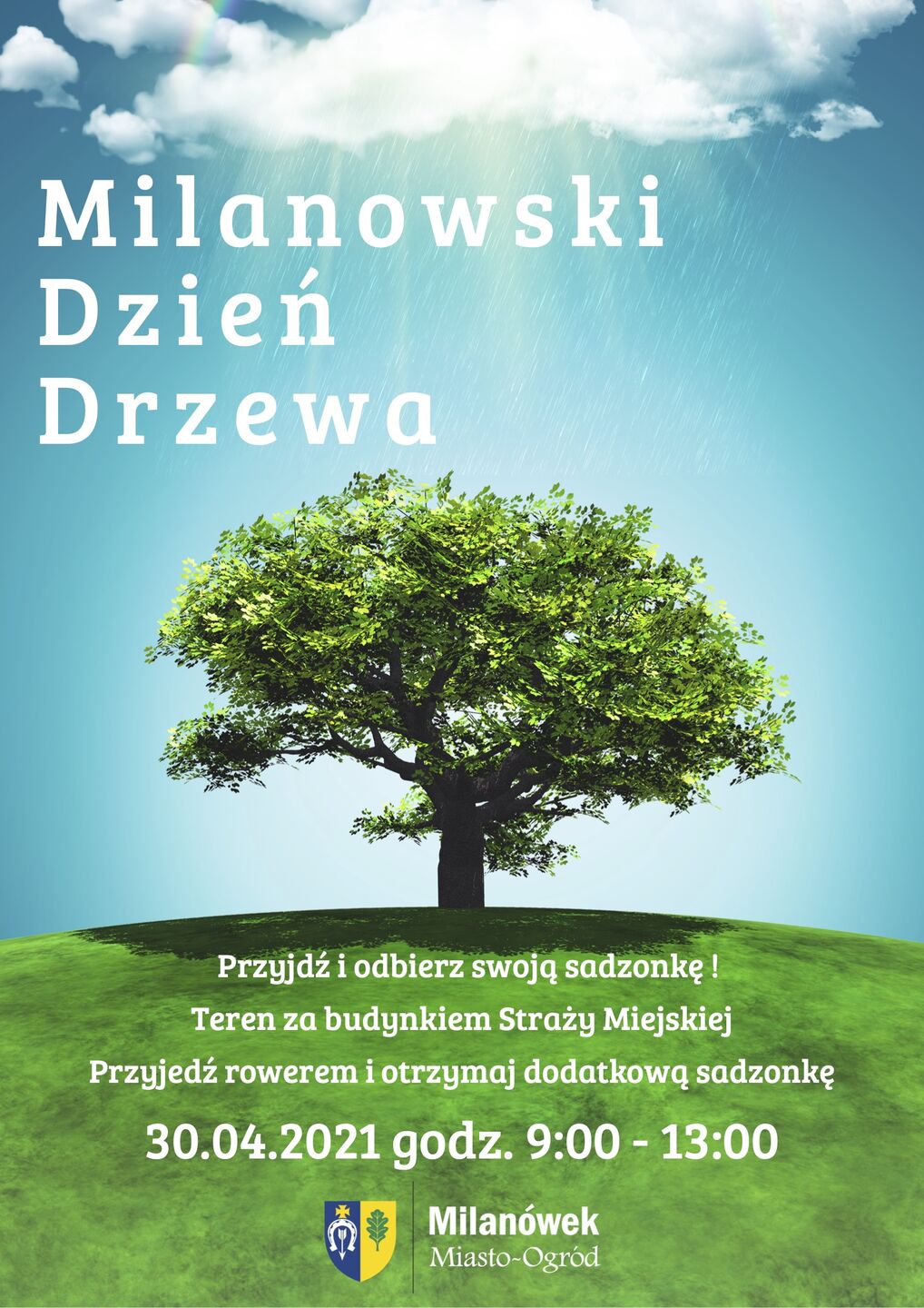 Milanowski Dzień Drzewa - plakat