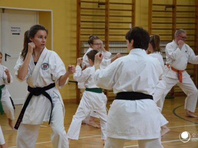 Zajęcia karate z Sensei