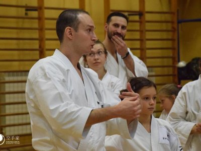 Zajęcia karate z Sensei
