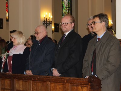 Od lewej: Przewodnicząca Rady, Zastępca Burmistrza, Burmistrz Miasta oraz Wicestarosta