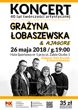 Koncert Grażyny Łobaszewskiej & Ajagore - grafika