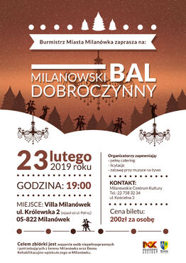 Milanowski Bal Dobroczynny - grafika
