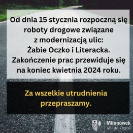 Ruszają prace remontowe ulic: Żabie Oczko i Lietarcka  - grafika